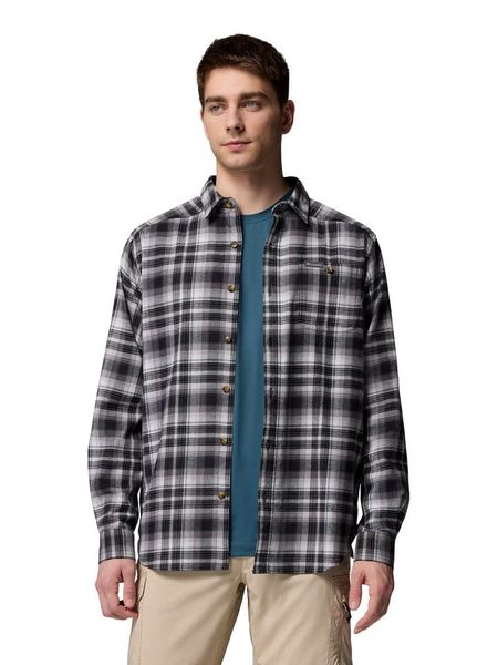 Columbia Koszula "Cornell Woods" - Regular fit - w kolorze czarnym rozmiar: S. Czarne koszule Columbia, s, bez wzorów, z bawełny, bez kołnierzyka, bez ramiączek. Za 100.52 zł.