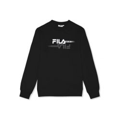 Bluza Fila Manta Regular Graphic. Czarne bluzy Fila, m, bez wzorów, bez kaptura. Za 212.95 zł.