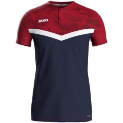 Jersey Jako Iconic. Czerwone t-shirty sportowe JAKO, bez wzorów, z jersey, bez ramiączek, do piłki nożnej. Za 241.00 zł.