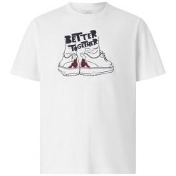 Koszulka Kappa Glabu Tbar. Białe t-shirty sportowe Kappa, bez wzorów, bez ramiączek, na fitness i siłownię. Za 149.00 zł.