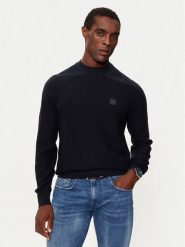 Boss Sweter Anion_S 50527584 Granatowy Regular Fit. Niebieskie swetry rozpinane Boss, m, bez wzorów, z bawełny, bez kołnierzyka, bez ramiączek. Za 599.99 zł.