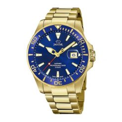 Jaguar Mężczyźnizegarek Jaguar Executive Gold złoto - stal nierdzewna Zegarki męskie 1 ct Męskie. Żółte zegarki Jaguar, srebrne. Za 1,818.99 zł.
