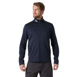 Kurtka polarowa Helly Hansen crew. Niebieskie kurtki Helly Hansen, s, bez wzorów, z polaru, bez kaptura. Za 600.00 zł.