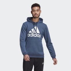 Bluza z kapturem adidas Essentials Big Logo. Białe bluzy Adidas, s, bez wzorów, z kapturem. Za 165.00 zł.