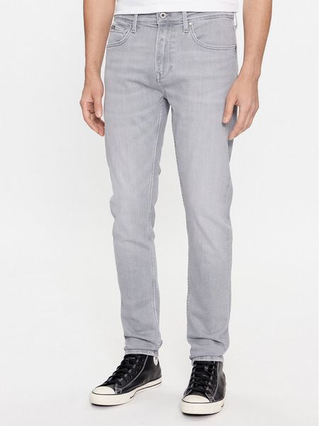 Pepe Jeans Jeansy PM207387 Szary Skinny Fit. Szare jeansy Pepe Jeans, m. Za 239.99 zł.