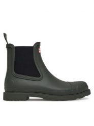 Hunter Kalosze MFS9016RMA Khaki. Brązowe śniegowce Hunter, z kauczuku, bez zapięcia. Za 499.99 zł.