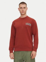 Timberland Bluza TB0A6GPQ Czerwony Regular Fit. Czerwone bluzy Timberland, m, bez wzorów, z bawełny, bez kaptura. Za 269.99 zł.