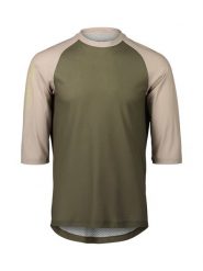 POC Koszulka kolarska "MTB Pure" w kolorze oliwkowo-beżowym rozmiar: XS. Brązowe t-shirty sportowe POC, bez wzorów, bez ramiączek, rowerowe. Za 165.99 zł.