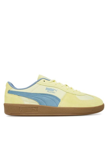 Puma Sneakersy Palermo Pop 403257 02 Żółty. Żółte buty sportowe casual Puma, bez wzorów, z materiału, bez zapięcia. Za 309.99 zł.