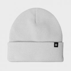 Czapka zimowa beanie męska Snowflake. Szare czapki zimowe SIROKO, bez wzorów, z tkaniny. W wyprzedaży za 84.00 zł.
