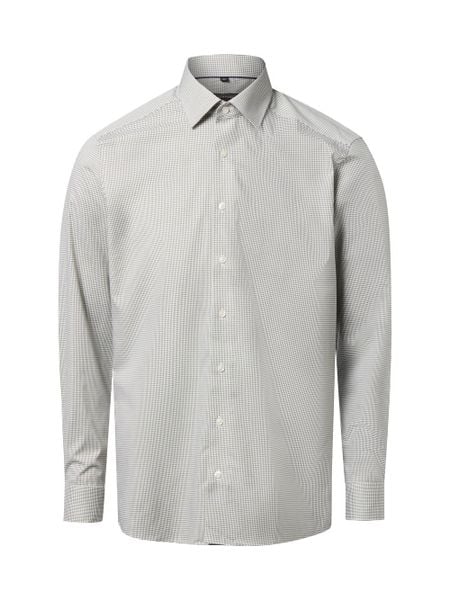 Finshley & Harding Męska koszula biznesowa Mężczyźni Modern Fit Bawełna zielony|biały w kratkę, 40. Białe koszule Finshley & Harding, m, bez wzorów, z bawełny, bez kołnierzyka, bez ramiączek. Za 159.95 zł.