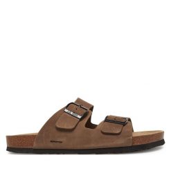Klapki Josef Seibel. Brązowe klapki Josef Seibel. Za 339.99 zł.