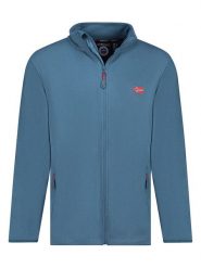 Geographical Norway Kurtka polarowa "Ulysse" w kolorze niebieskim rozmiar: 3XL. Niebieskie kurtki Geographical Norway, xl, bez wzorów, z materiału, bez kaptura. Za 109.52 zł.