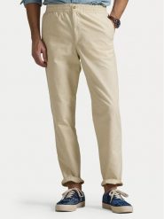 Polo Ralph Lauren Spodnie materiałowe 710958589004 Beżowy Classic Fit. Brązowe spodnie materiałowe Polo Ralph Lauren, m, bez wzorów, z bawełny. Za 579.99 zł.