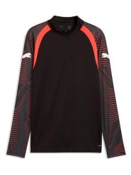 Puma Koszulka sportowa "individualFINAL" w kolorze czarno-pomarańczowym rozmiar: L. Czarne t-shirty sportowe Puma, bez wzorów, bez ramiączek, outdoorowe. Za 134.95 zł.