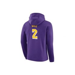 Bluza męska nike nba los angeles lakers lonzo ball hoodie field purple. Fioletowe bluzy Nike, m, bez wzorów, bez kaptura. Za 279.00 zł.