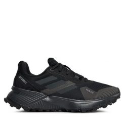 Buty do biegania adidas. Czarne buty do biegania Adidas, bez wzorów, bez zapięcia, do biegania, adidas terrex. Za 319.99 zł.