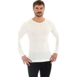 Brubeck Koszulka męska z długim rękawem COMFORT WOOL biała r. XXL (LS11600). Bielizna termoaktywna marki Brubeck. Za 144.99 zł.
