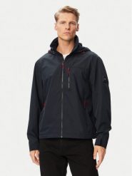 Tommy Hilfiger Kurtka przejściowa MW0MW44299 Granatowy Regular Fit. Niebieskie kurtki Tommy Hilfiger, m, bez wzorów, z syntetyku, bez kaptura. Za 949.99 zł.