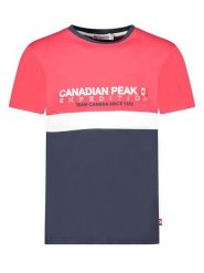 Canadian Peak Koszulka "Jdoubleak" w kolorze czerwono-biało-granatowym rozmiar: L. Białe bezrękawniki Canadian Peak, l, bez wzorów, z bawełny, bez kołnierzyka, bez ramiączek. Za 56.99 zł.