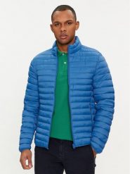 United Colors Of Benetton Kurtka puchowa 2BA2UN028 Niebieski Regular Fit. Niebieskie kurtki United Colors Of Benetton, m, bez wzorów, z puchu, bez kaptura. Za 229.99 zł.