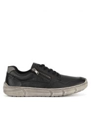 Rieker Sneakersy 04003-00 Czarny. Czarne buty sportowe casual Rieker, bez wzorów, ze skóry, bez zapięcia. Za 289.99 zł.