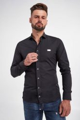 Koszula męska PHILIPP PLEIN. Czarne koszule Philipp Plein, m, z aplikacjami, bez kołnierzyka, bez ramiączek. W wyprzedaży za 2,141.30 zł.