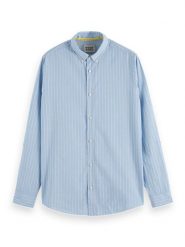 Scotch & Soda Koszula w kolorze błękitnym rozmiar: XXL. Niebieskie koszule Scotch & Soda, xxl, bez wzorów, z bawełny, bez kołnierzyka, bez ramiączek. Za 150.37 zł.