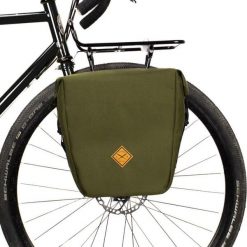 Torba rowerowa Pannier Large Olive RESTRAP. Zielone torby na laptopa RESTRAP. Za 490.15 zł.
