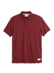 Scotch & Soda Koszulka polo w kolorze bordowym rozmiar: M. Czerwone koszulki polo Scotch & Soda, m, bez wzorów, z bawełny, bez kołnierzyka, bez ramiączek. Za 104.39 zł.