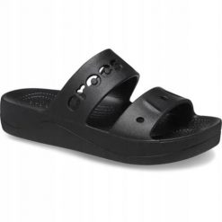 Klapki Dla Dorosłych Crocs Baya Platform. Brązowe klapki Crocs, z materiału. Za 139.99 zł.