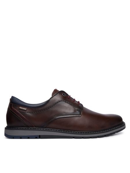 Pikolinos Półbuty Berna M8J-4331C1 Brązowy ciemny. Brązowe eleganckie półbuty Pikolinos, bez wzorów, ze skóry, bez obcasa, bez zapięcia. Za 609.99 zł.