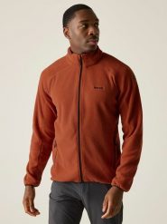 Regatta Kurtka polarowa "Hadfield" w kolorze czerwonym rozmiar: 3XL. Czerwone kurtki Regatta, xl, bez wzorów, z polaru, bez kaptura. Za 92.42 zł.