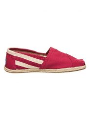 TOMS Espadryle "Alpargata - University" w kolorze czerwonym rozmiar: 46. Czerwone botki sznurowane Toms, bez wzorów, bez obcasa, bez zapięcia. Za 69.42 zł.