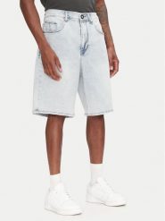 Volcom Szorty jeansowe Billow A2012200 Niebieski Relaxed Fit. Niebieskie szorty Volcom, m, bez wzorów, z bawełny. Za 329.99 zł.