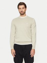 Boss Sweter Kanovano 50471343 Beżowy Regular Fit. Brązowe swetry rozpinane Boss, m, bez wzorów, z bawełny, bez kołnierzyka, bez ramiączek. Za 599.99 zł.