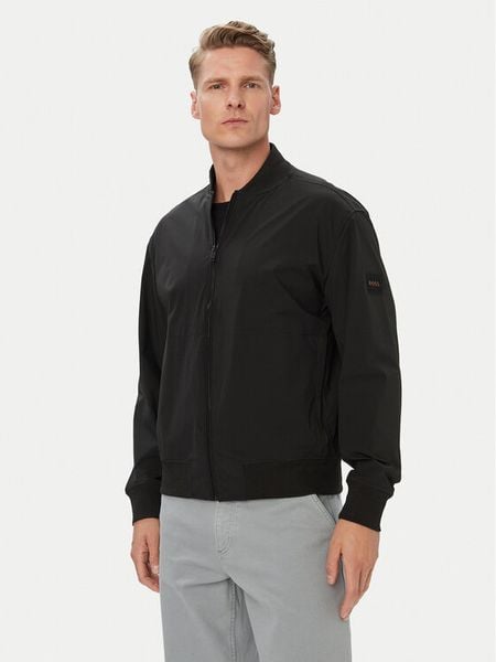 BOSS Kurtka bomber Ze_Push 50568931 Czarny Regular Fit. Czarne kurtki Boss, l, bez wzorów, z syntetyku, bez kaptura. Za 1,149.00 zł.