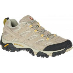 Merrell Buty Turystyczne Moab 2 Vent Taupe 4,5 (37,5). Szare buty turystyczne marki Merrell, ze skóry. W wyprzedaży za 249.00 zł.