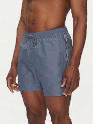 Calvin Klein Swimwear Szorty kąpielowe KM0KM01109 Niebieski Regular Fit. Niebieskie kąpielówki Calvin Klein Swimwear, m, bez wzorów, z syntetyku. Za 159.99 zł.