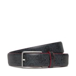 Pasek Męski Guess. Czarne paski Guess, z aplikacjami. Za 269.99 zł.