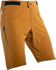 Spodenki rowerowe (+spodenki kolarskie z pampersem w zestawie) LEATT Shorts MTB. Brązowe spodenki rowerowe LEATT, l, bez wzorów, z tkaniny, rowerowe. Za 296.65 zł.