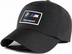 CZAPKA Z DASZKIEM PUMA BMW HERITAGE 025206-01. Czarne czapki z daszkiem Puma, na lato, bez wzorów, z materiału. Za 79.00 zł.
