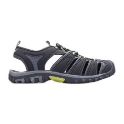 Sandały HI-TEC Eritio AVSSS21-HT-02 BLACK/LIME czarne. Czarne sandały bez zapięcia. Za 241.49 zł.