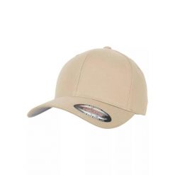 Czapka Z Daszkiem Brushed Twill. Zielone czapki z daszkiem FLEXFIT, bez wzorów, z bawełny. Za 81.99 zł.