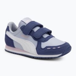 Buty juniorskie PUMA Cabana Racer SL 20 V PS. Szare buty trekkingowe Puma, bez wzorów, bez zapięcia. Za 139.99 zł.