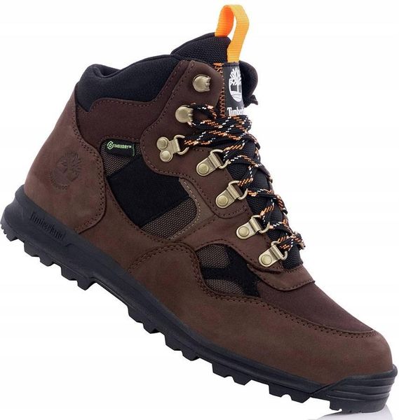Męskie buty trapery trekkingowe membrana TIMBERLAND TRUMBULL. Brązowe buty turystyczne Timberland, bez wzorów, z gumy, bez zapięcia, outdoorowe. Za 449.00 zł.