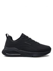 Skechers Sneakersy Uno Lite-Lighter One 183120/BBK Czarny. Czarne buty sportowe casual Skechers, bez wzorów, z materiału, bez zapięcia. Za 279.99 zł.
