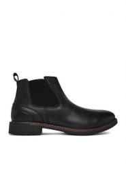 Lasocki Sztyblety CEO-JUAN-06 MI18 Czarny. Czarne botki sznurowane Lasocki, bez wzorów, ze skóry, bez obcasa, bez zapięcia. Za 249.99 zł.