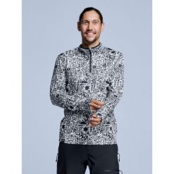 Bluza narciarska - Męska - Cabin Life - biała. Białe bielizna termoaktywna POEDERBAAS, na zimę, m, bez wzorów, z elastanu, bez ramiączek, narciarskie. Za 264.52 zł.