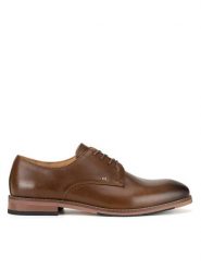 Gino Rossi Półbuty DANTE2-01 125AM Brązowy. Brązowe eleganckie półbuty Gino Rossi, bez wzorów, ze skóry, bez obcasa, bez zapięcia. Za 359.99 zł.